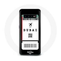 Coque pour Samsung Galaxy S10 Edge Billet d'avion Dubai