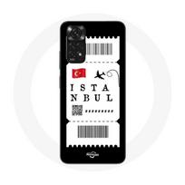 Coque pour Xiaomi Redmi Note 11 4G Billet d'avion Istanbul Turquie