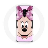 Coque pour Samsung Galaxy A8 Plus Minnie Mouse Dessin animé rose