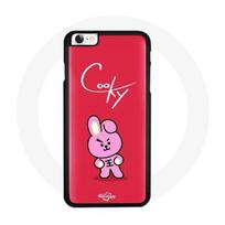Coque pour Iphone SE BTS Bangtan Garçons BT21 Cooky Fond Rouge