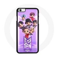Coque pour Iphone SE BTS TinyTAN Animation Affiche RM Jin Suga J-Hope Jimin Jungkook Et V