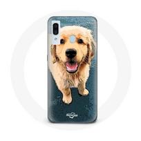 Coque pour Samsung Galaxy A20e Golden retriever Chiot