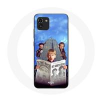 Coque pour Samsung Galaxy A03 Home Alone Maman j'ai encore raté l'avion