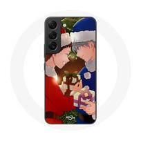 Coque maniacase pour Samsung Galaxy S21 FE Hunter x Hunter Gon Freecss et Killua Zoldyck Christmas Day Anime Manga juoda
