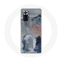 Coque pour Xiaomi Redmi Note 10 Pro Fond de texture abstraite gris pilka