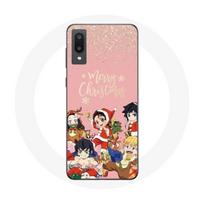 Coque pour Samsung Galaxy A02 Demon slayer merry christmas affiche Anime Manga