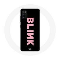 Coque pour Samsung Galaxy S20 Plus Blink Fandom Blackpink Logo Rose Fond Noir
