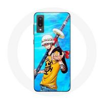 Coque pour Samsung Galaxy A02 One Piece Manga Trafalgar Law epée