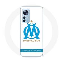 Coque pour Xiaomi Mi 12 / 12X Olympique de Marseille Logo Fond Blanc