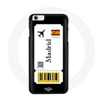 Case - Maniacase - Iphone 5/5S - SE - Black - Soft - Madrid Spain juoda