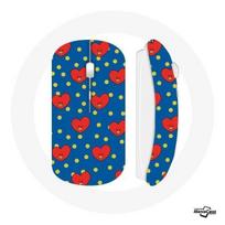 Souris Sans Fil BTS Bangtan Garçons BT21 TATA de V Fond Bleu