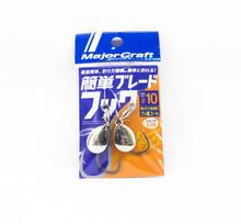 Major Craft Blade Single Hook Tpe Slow Size 10/S #002 Silver (3810)