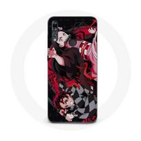 Case for Huawei P30 Lite - Maniacase - Demon Slayer - Soft - Black - Protection and decoration