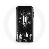 Case - Maniacase - Samsung Galaxy J7 2017 - BTS Signature Members - Flexible - Black