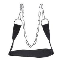 Thick Neoprene Weight Lifting Belt With Chain Dipping Belt For Pull Up Chin Up Kettlebell Barbell Fitness Bodybuilding Gym Belt 1PCS black