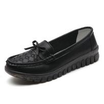 Karvės skeltos odos Moteriški batai Prabangūs Moteriški Butai Moteriški Loafers Moteriški laisvalaikio batai Mokasinai 38 juoda