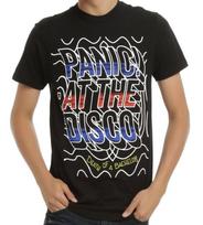 Panic At The Disco Death Of A Bachelor Ripples Logo Unisex T-Shirt S