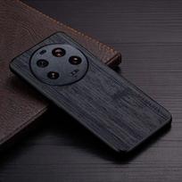 Case for Xiaomi 13 Ultra 5G funda bamboo wood pattern Leather cover Luxury coque for xiaomi 13 ultra case capa for Xiaomi 13 Ultra juoda