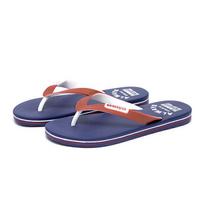 Slippers Men Beach Flip Flops Breathable Fashion Flip-Flops For Men Summer Shoes Causal Sandals 43 tamsiai mėlyna spalva