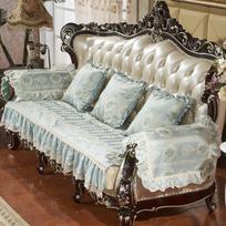 Vertical Flower Sofa Cushion, Pillow, European Combination, 123 Person Sofa Cover, Towel 80*75
