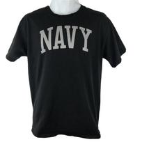 U Navy Tee Black Hanes B1 Unisex T-Shirt S