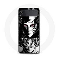 Case - Maniacase - Samsung Galaxy Z Flip4 - Black - Anime manga - Sangoku Naruto Luffy juoda