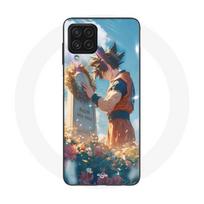 Maniacase case for Samsung Galaxy A22 4G Akira Toriyama Son Goku Falls