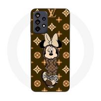 Case - Maniacase - Samsung Galaxy A23 4G - Minnie Disney - Brown - Soft ruda