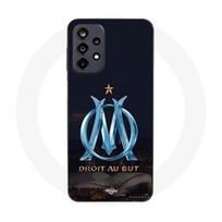 Coque - Maniacase - Samsung Galaxy A23 5G - OM logo bleu et dorée - Silicone - Souple juoda