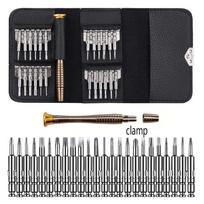 25 in 1 Precision Screwdriver Torx tikslių rankinių atsuktuvų įrankių rinkinys mobiliesiems telefonams antgaliai atsuktuvui MultiTools laikrodis magnetic gray