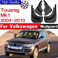 Formuotų purvasaugių rinkinys, skirtas VW Touareg Mk1 2004-2010 Facelift purvasaugiai, purvasaugiai priekiniai galiniai purvasaugiai, sparnų komplektas red