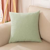 Cotton Pillow Cover Sofa Cushion Bedside Large Waist Pillow Bedside Rectangular Nordic Small Lumbar Support Pillow Pillowcase 45*45cm beige