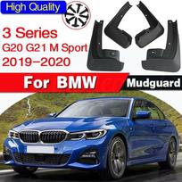 4 vnt. priekinių galinių ratų purvasargiai BMW 3 serijos G20 G21 M Sport sedanui, universalui, purvasaugiai, sparnai, purvasargiai