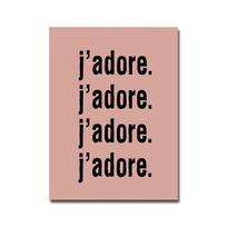 YOUR LOSS BABE Boho Femme Poster Quote Scandi Art Print J'ADORE Canvas Painting Modern Statement Wall Picture Bedroom Home Decor 21x30cm No Framed