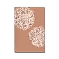 Abstract Geometric Boho Posters Mid Century Art Prints Terracotta Neutral Canvas Painting Modern Wall Picture Bedroom Home Decor 21x30cm No Framed