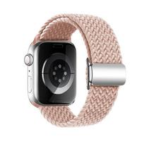 Nailono pintas magnetinis dirželis Apple Watch laikrodžiui 44mm 40mm 45mm 49mm 41mm 38mm magnetinis užsegimas Apyrankė iWatch serijoms se 7 3 5 6 8 Ultra 22mm gray