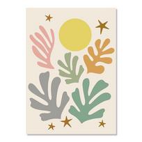 Abstrakcija Henri Matisse drobės tapyba Koralinis gėlė Les Muses Nordic plakatai ir spaudiniai meno sieniniai paveikslai svetainės dekoravimui 21x30cm No Frame