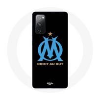 Coque pour Samsung Galaxy S20 FE Logo Olympique de Marseille Fond Noir juoda