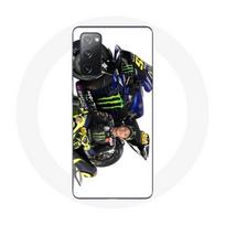 Case for Samsung Galaxy S20 FE - MANIACASE - Valentino Rossi - Flexible - White - Speed Racer balta