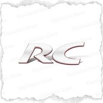 3D Metal Car Decor RC Emblem Rear Trunk Badge Fender Sticker Body Decals For RC Sport 301 308 307 208 5008 107 206 207