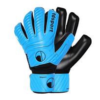 Profesionalios vartininko pirštinės vyrams moterims vaikams futbolui futbolui vartininko pirštinės neslystančios 4 mm storio lateksas 4 pirštų apsauga kids size 5 blue
