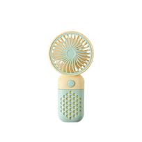 Mielas USB Mini Ventiliatorius Nešiojamas Rankinis Ventiliatorius Įkraunamas Mini Patogus Ventiliatorius Kišeninio Dydžio Mažas Triukšmo Lygis Mažas Elektrinis Ventiliatorius Studentų Bendrabučiui žalia