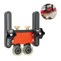 Aluminum Alloy Table Saws Pressing Feeder Guide Board Fixing Bearing Wheel for T Tracks Fence Woodworking Bearing