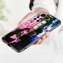 Sad Anime Aesthetic Senpai Phone Case For Huawei Honor 60 50 SE 30S Mate 30 20 10 Lite 40 Nova 9 8 Pro Y60 8i 7i 7SE 5T Premium Huawei Nova 5T gray