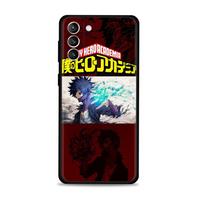 for Samsung s20 fe Case Galaxy s21 ultra s22 s10 s20 s8 s9 plus s22ultra Note 20ultra 10plus Funda My Hero Character Design Samsung S22 5G