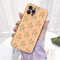 Mielas Corgi telefono dėklas, skirtas iPhone 8 7 6 6S Plus X SE 2020 XR XS 14 11 12 13 Mini Pro Max mobiliojo dėklas 6plus or 6s plus beige
