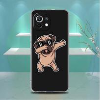 Clear Case For Xiaomi Mi Poco X3 NFC M3 Pro F3 F1 11 Lite 12 Note 10 11T 9T Transparent Phone Cover Dog Cute Animal Xiaomi Poco F3 white