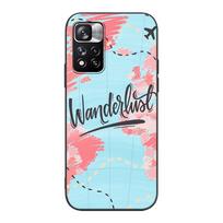 World Map Travel Case for Xiaomi Redmi Note 9S 9 8 10 11 Pro 9C 9A 7 8T 7A 8A 6A 6 10S Black Soft Silicone Phone Cover Coque Redmi Note 11