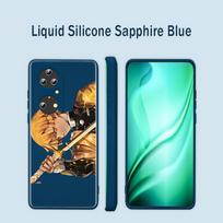 Agatsuma Zenitsu For Huawei P50 P40 P30 P20 E P Smart Z Plus Pro Lite 2019 2021 5G Liquid Silicone Soft Phone Case Huawei P Smart 2021 blue