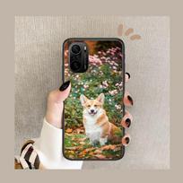GYKZ Cartoon Shiba Inu Dog Phone Case For xiaomi redmi POCO F1 F2 F3 X3 Pro M3 9C 10T Lite NFC Black Cover Silicone Back Prett m Poco F1 gray